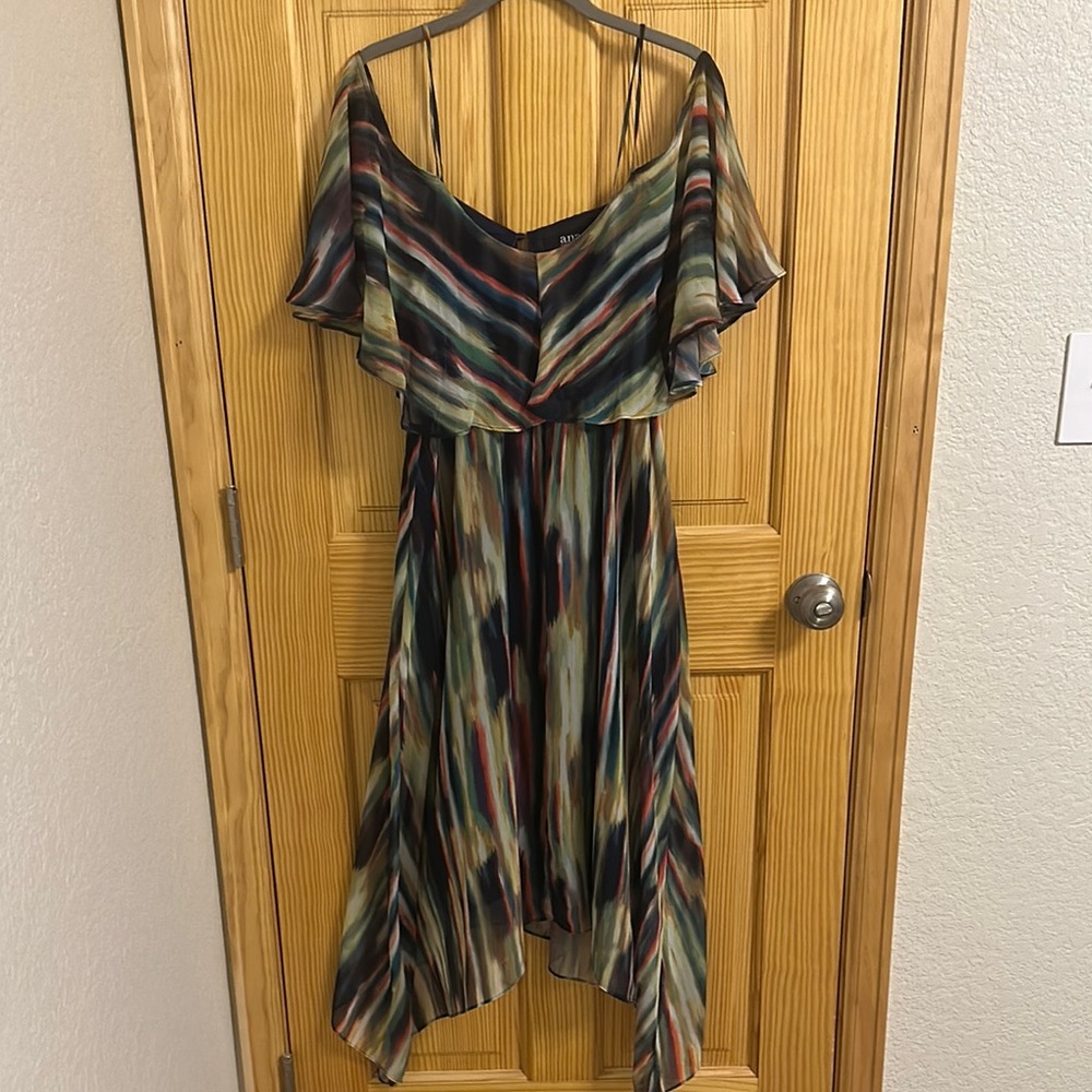 a.n.a Multicolor knee length Dress
